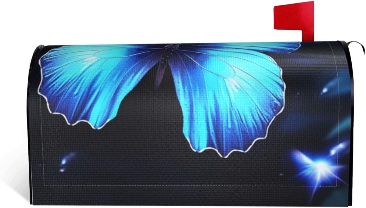 Brievenbushoezen - Posthoezen Decoratie - Tuin Decoreren - Magnetische Bevestiging - 255 x 21 inch - Zwart