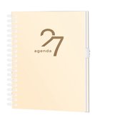 Huurdies® - Schoolagenda 26/27 - A5 - Beige