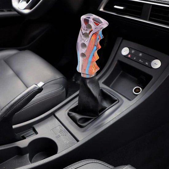 Schakelknop Auto - Versnellingspook Hars - Interieur Upgrade - Ergonomisch Ontwerp - Universele Pasvorm - Paars — afbeelding 2
