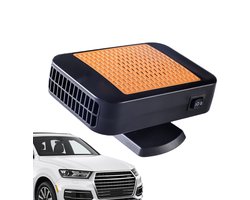 Draagbare Verwarming Auto - Voertuig Ontdooier - Snel Ruiten Ontwasemen - 360 Graden Draaibaar - 12V - Zwart