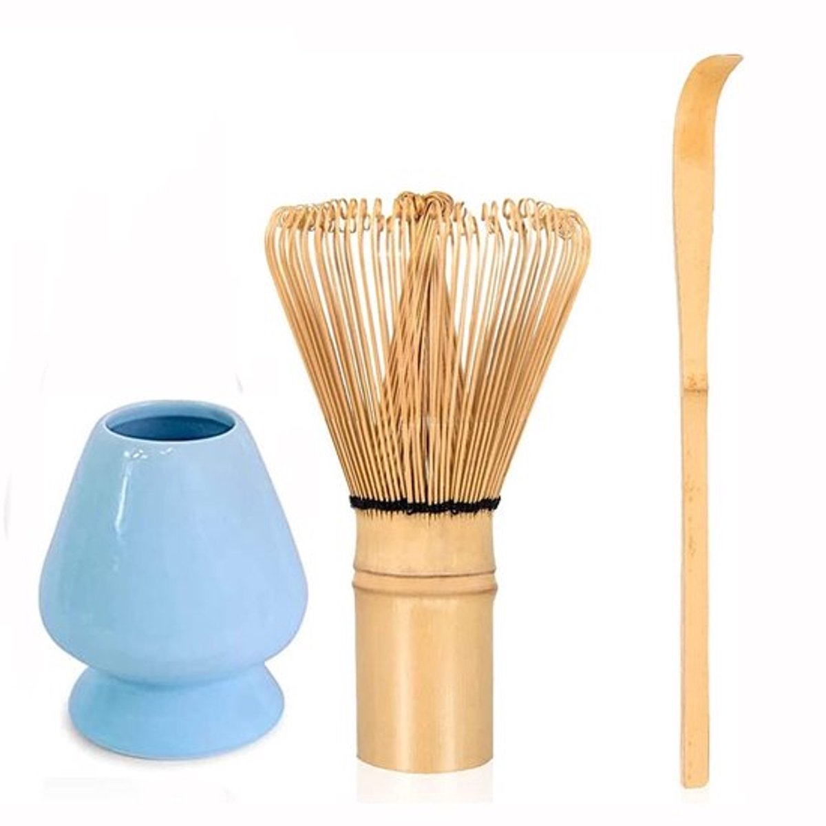 Allecto - Japanse Matcha Thee Set - Bamboe Whisk - Traditionele Ceremonie - Bruin