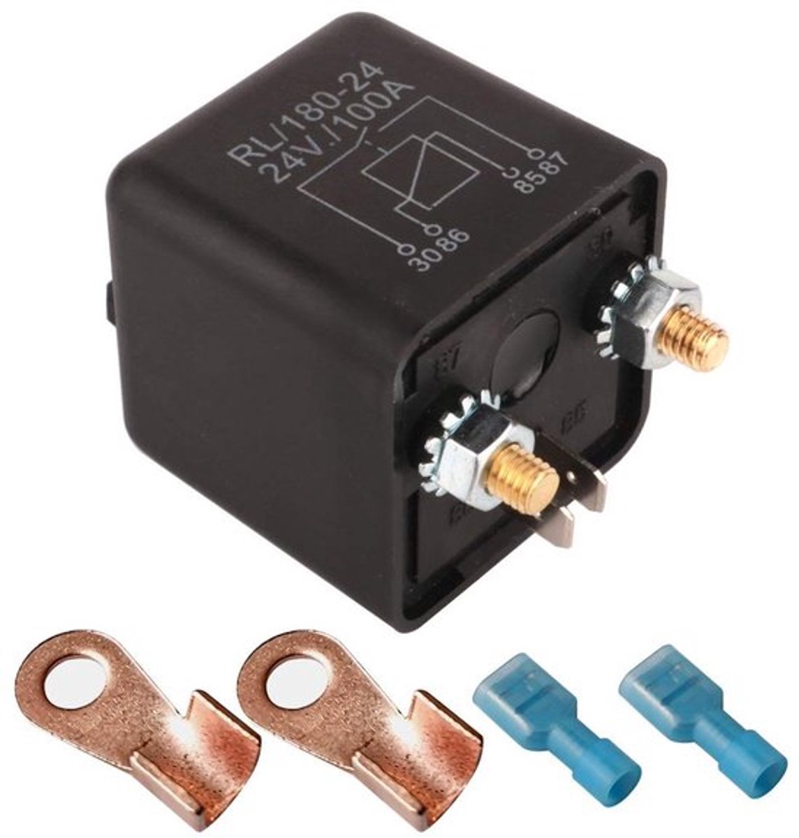 Split charge relay 100a 24V DC voor auto