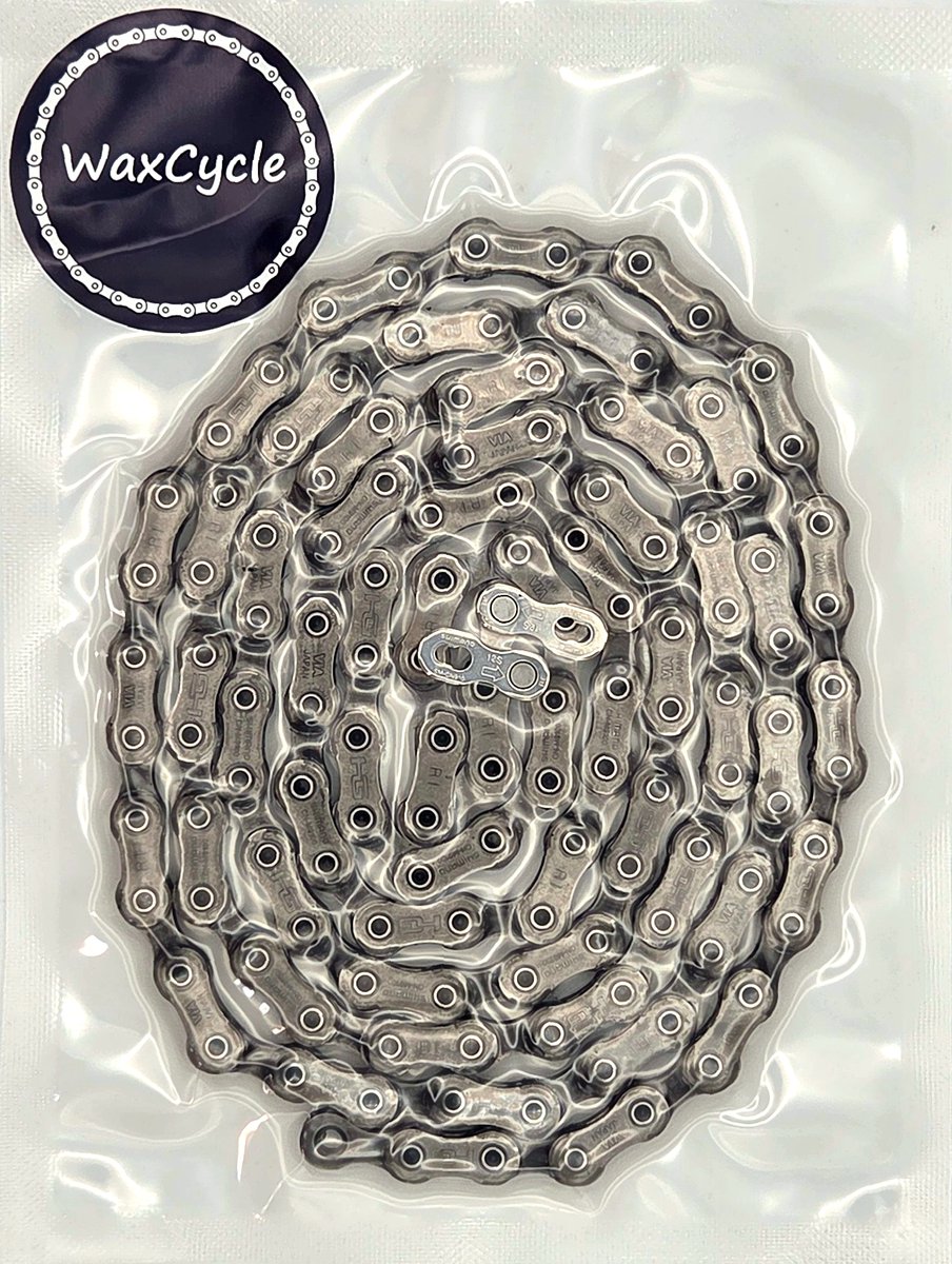 WaxCycle Shimano CN-M9100 - Hot Wax Fietsketting 12-speed - 126 schakels - Speed - Direct klaar voor gebruik
