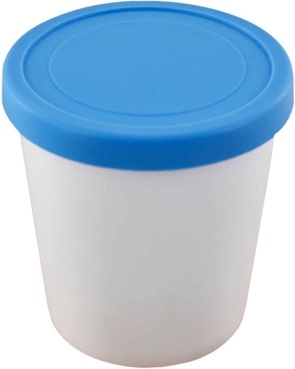 IJscontainer Zelfgemaakt - Voedselopslag Bak - Vriezer Opslag - Lekvrij Deksel - 09 Liter - Blauw