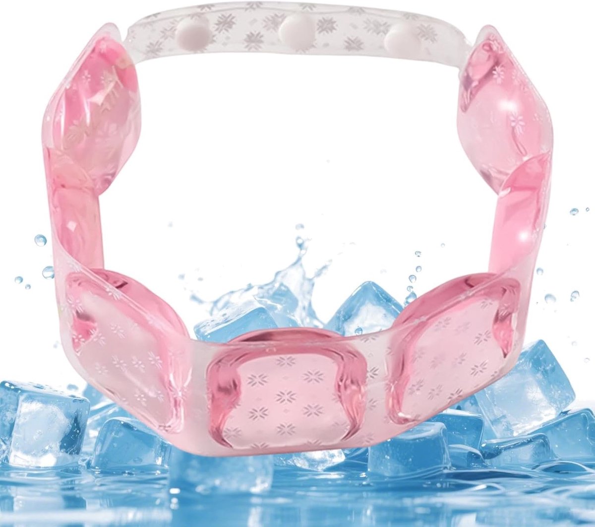 Nekkoeler - Koelband - Warm Weer - Verstelbare Pasvorm - 60 cm - Blauw