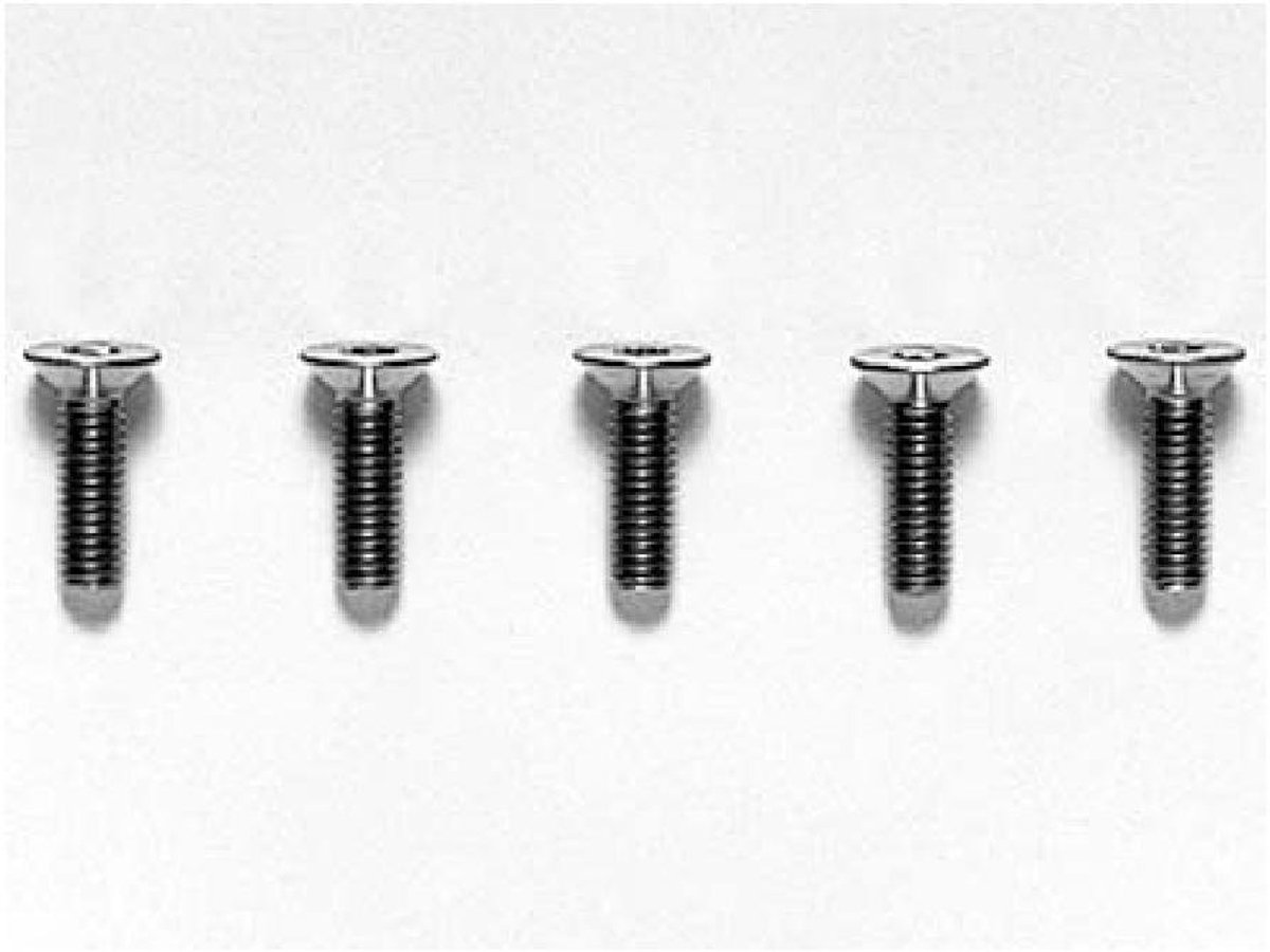 Titanium Schroeven - Onderdelen Set - Modelbouw Reparatie - Verzonken Kop - 3 x 10 mm - Zilver