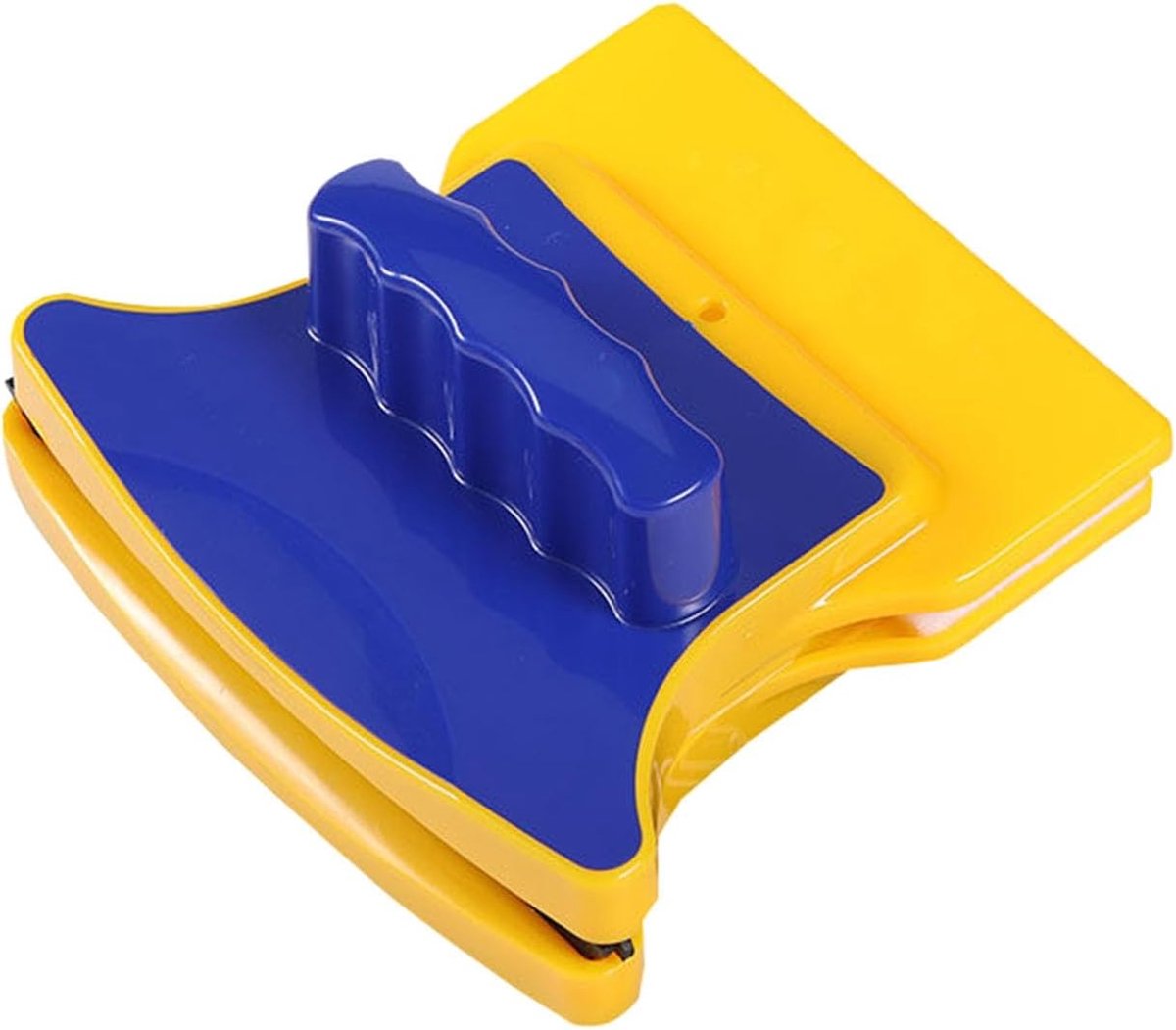 Magnetische glasreiniger - Ruitenwasser tool - Ramen schoonmaken - Dubbelzijdig reinigen - 8-15mm dik - Geel