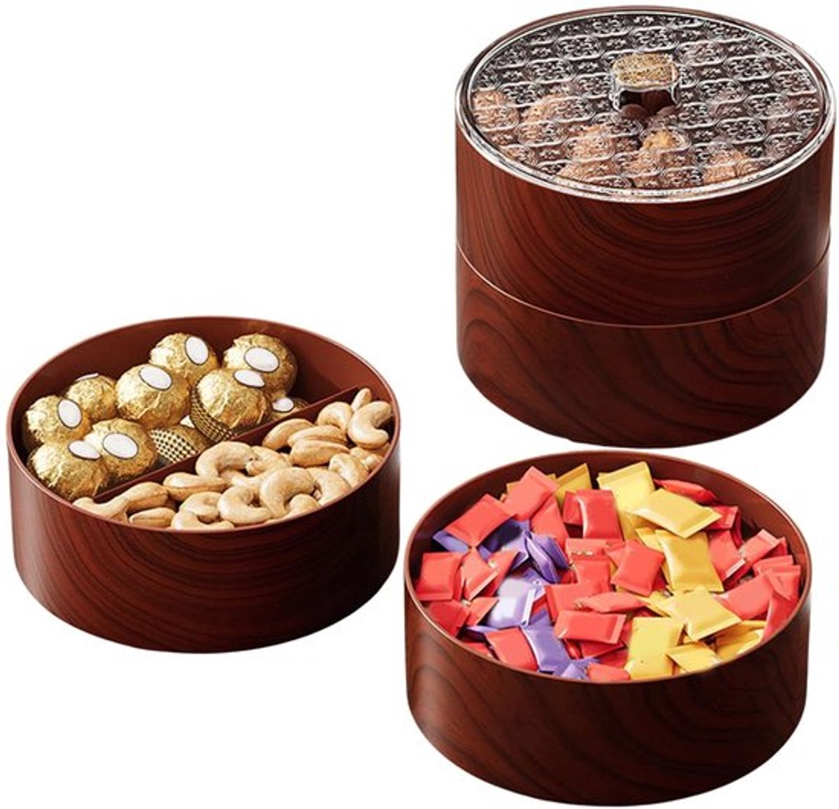 OmGoods - Dailygoody - Dienblad - Gedroogd fruit - Ronde - Voorgerecht - Party