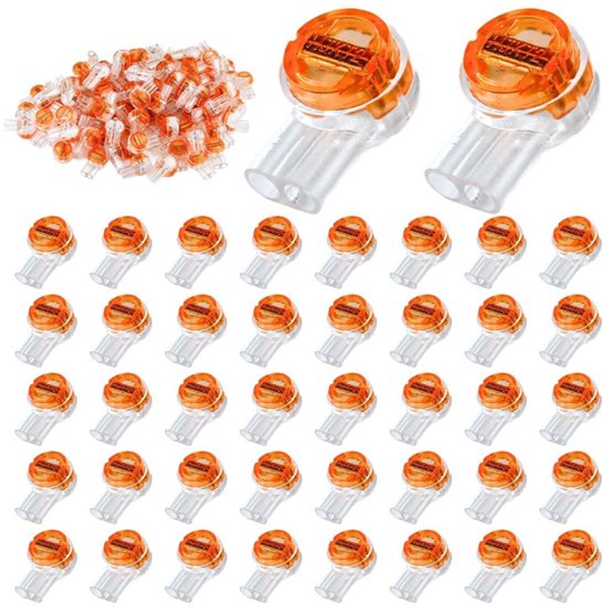 SolidChoice - UY2 enkele aderverbinders - waterdichte kabelconnector - 100 stuks