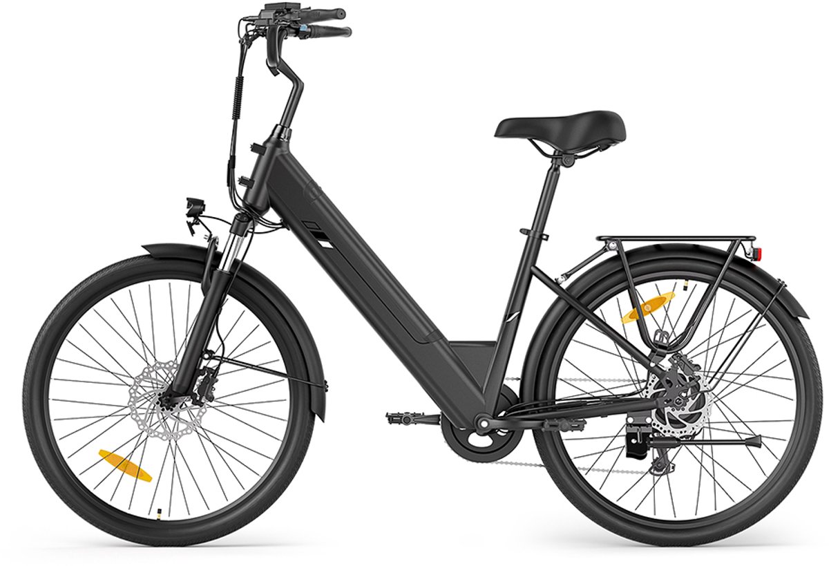 Touroll J1 Pro Elektrische Fiets 36V 15,6Ah 250W - Zwart - Hydraulische Schijfremmen - 100km Bereik - 7 Versnellingen Shimano - afbeelding 3