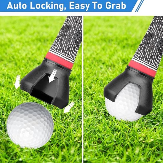 Balopvangklauw - Golftrainingsgadget - Golfballen Verzamelen - Stabiele Balgreep - 5.5 cm - Zwart — afbeelding 5