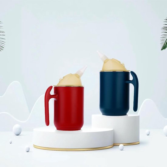 Lekvrije 3-in-1 Drinkbeker met Hendels voor Ouderen en Zorgbehoevenden - 400 ml — afbeelding 2