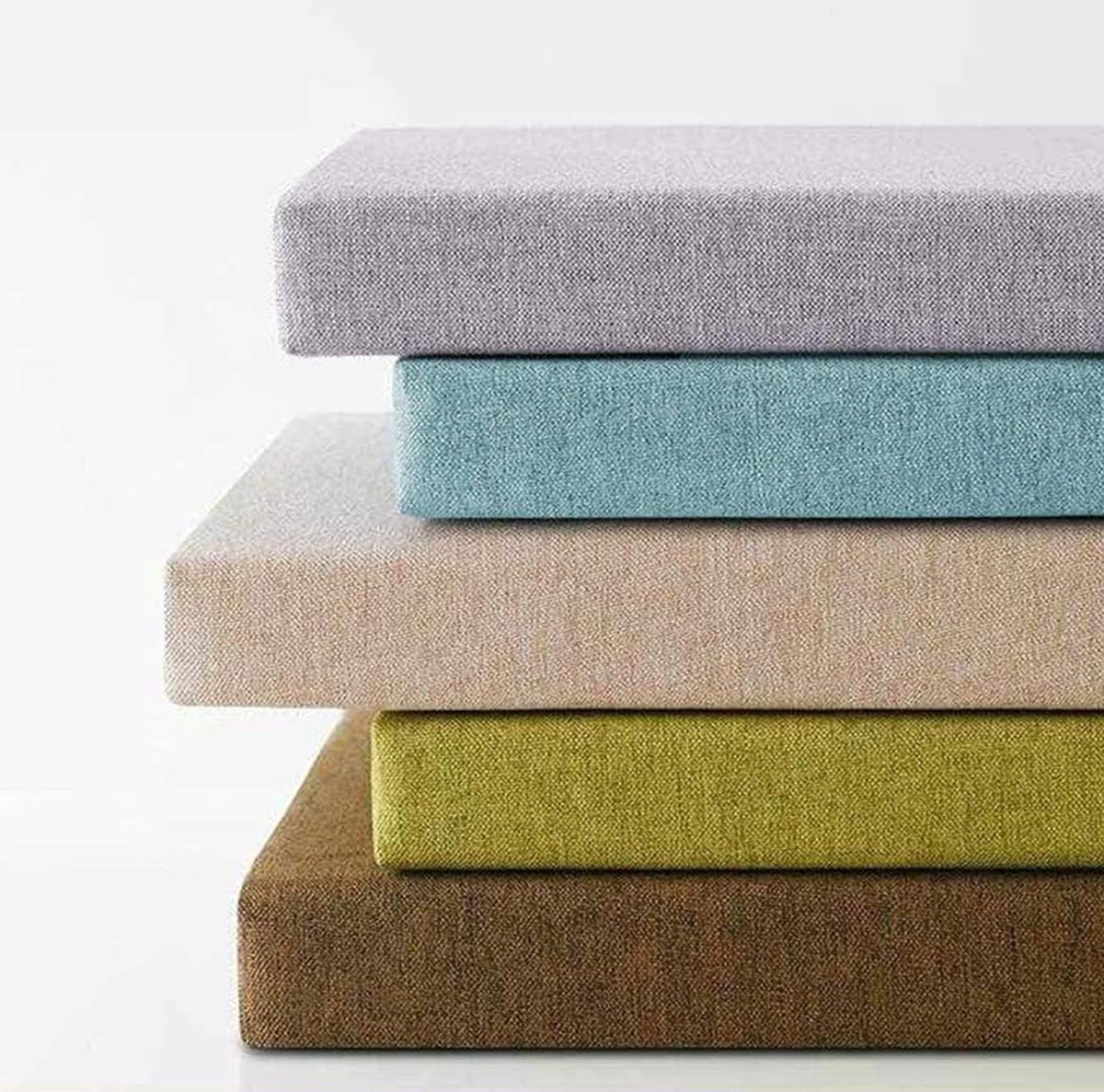 Bankkussen Buiten - Zitkussen Tuin - Comfortabel Zitten - Hoge Veerkracht Spons - 180 x 35 x 5 cm - Beige