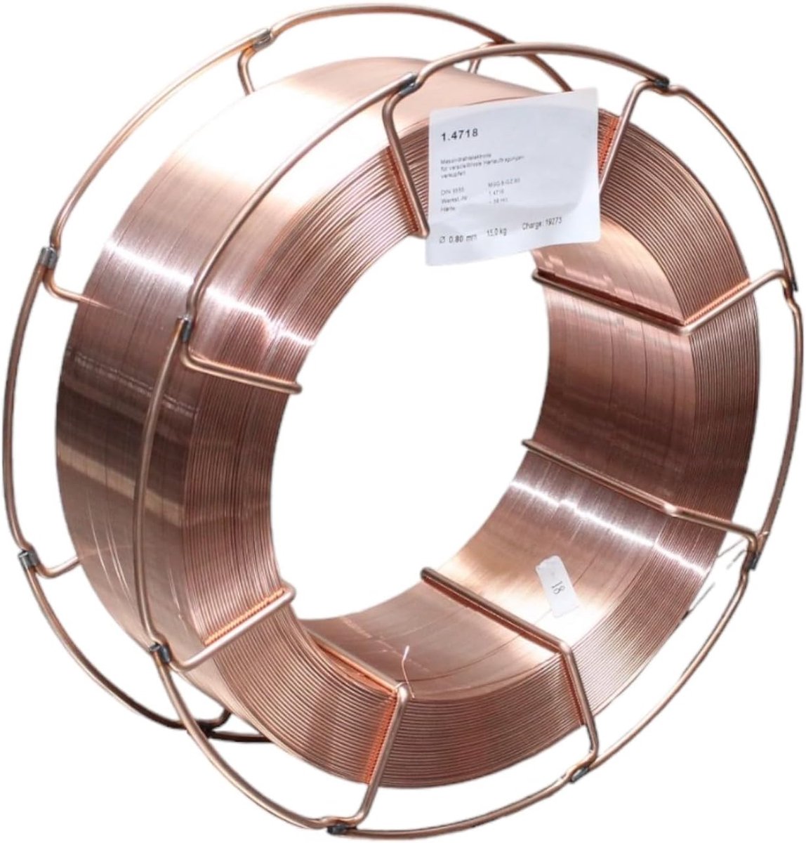 Lasdraad Harde Applicatie - Lasdraad 1.4718 - Slijtvast Lassen - Chroom-Silicium Staal - 0.8mm 15kg - Zilver