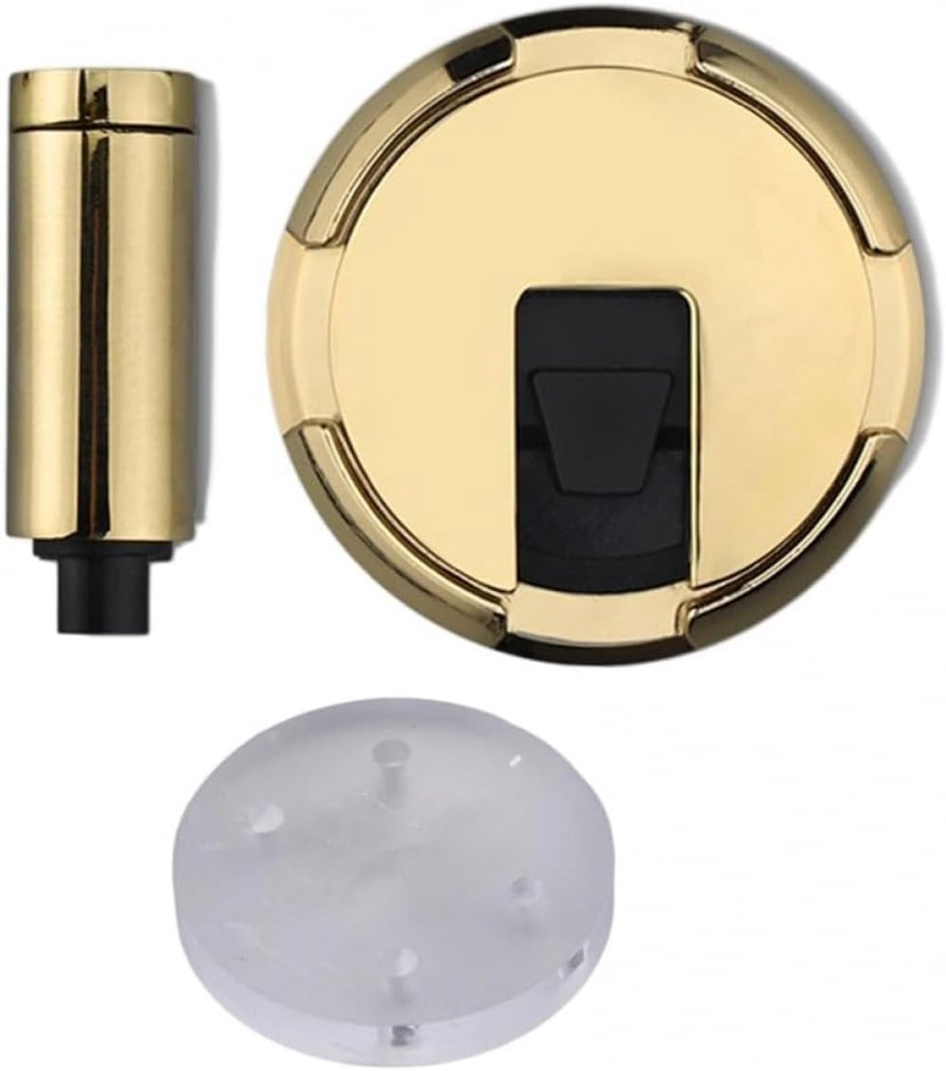 Mechanische Deurstopper - Zware Deurhouder - Deuren Open Houden - Verstelbare Naadhoogte - 0-30 mm - Goud