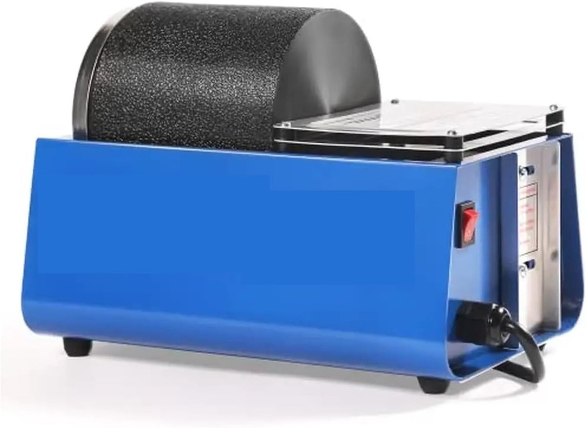 Steenpolijstmachine - Tuimelaar - Sieraden maken - Stil en lekvrij - 02 kg media - Zwart
