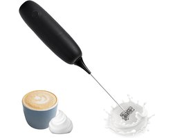 Elektrische Melkopschuimer - Schuimmaker - Koffie Maken - Stil Ontwerp - 24 cm - Zwart