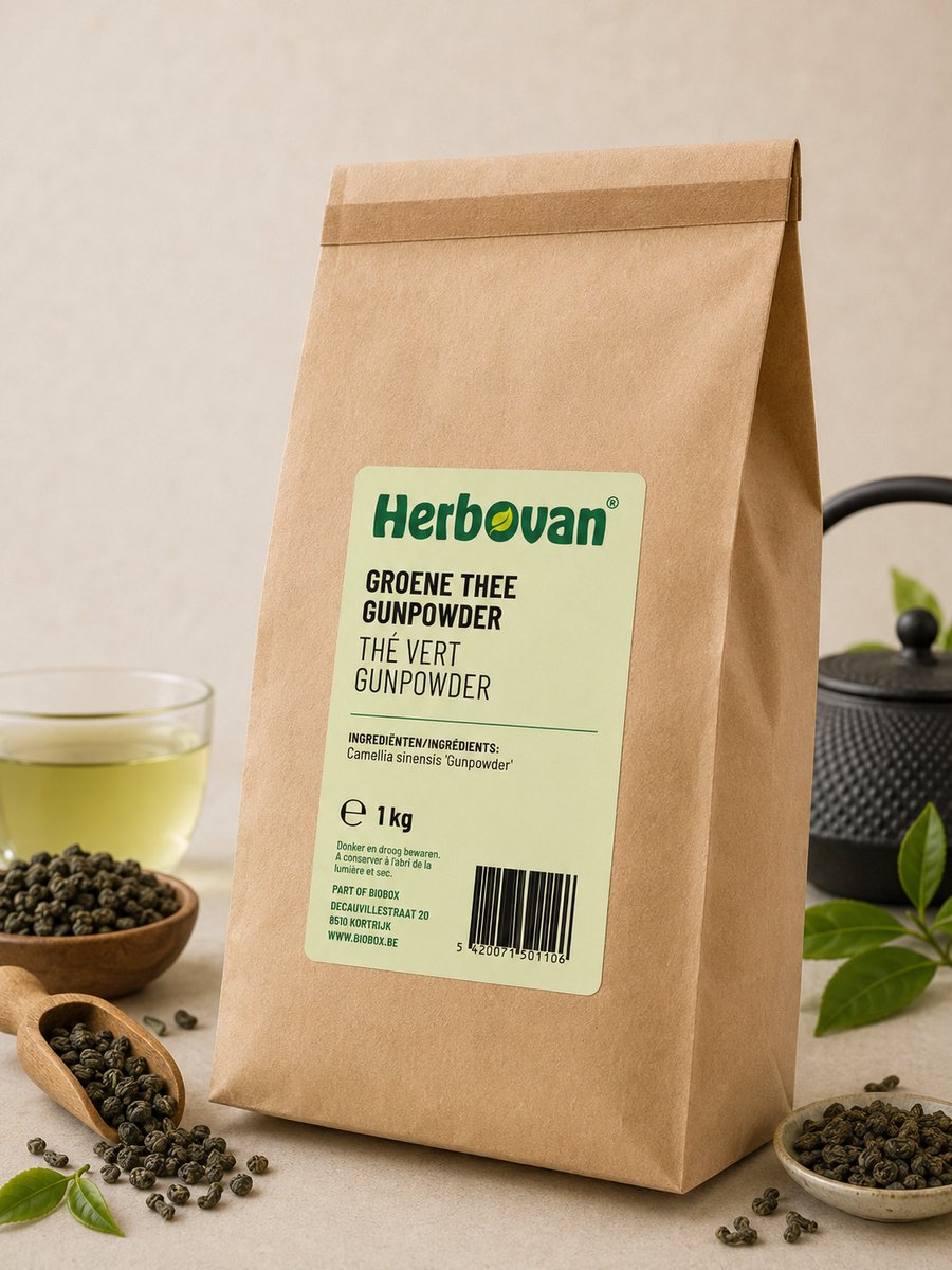 Herbovan Groene thee Gunpowder 1kg