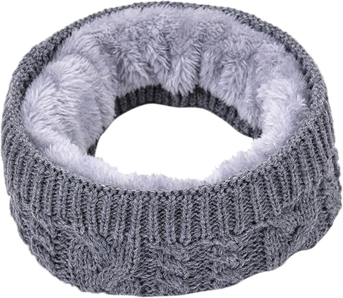 Warme Sjaal - Halsdoek Accessoire - Winterse Warmte - Zacht Katoen - One Size - Blauw
