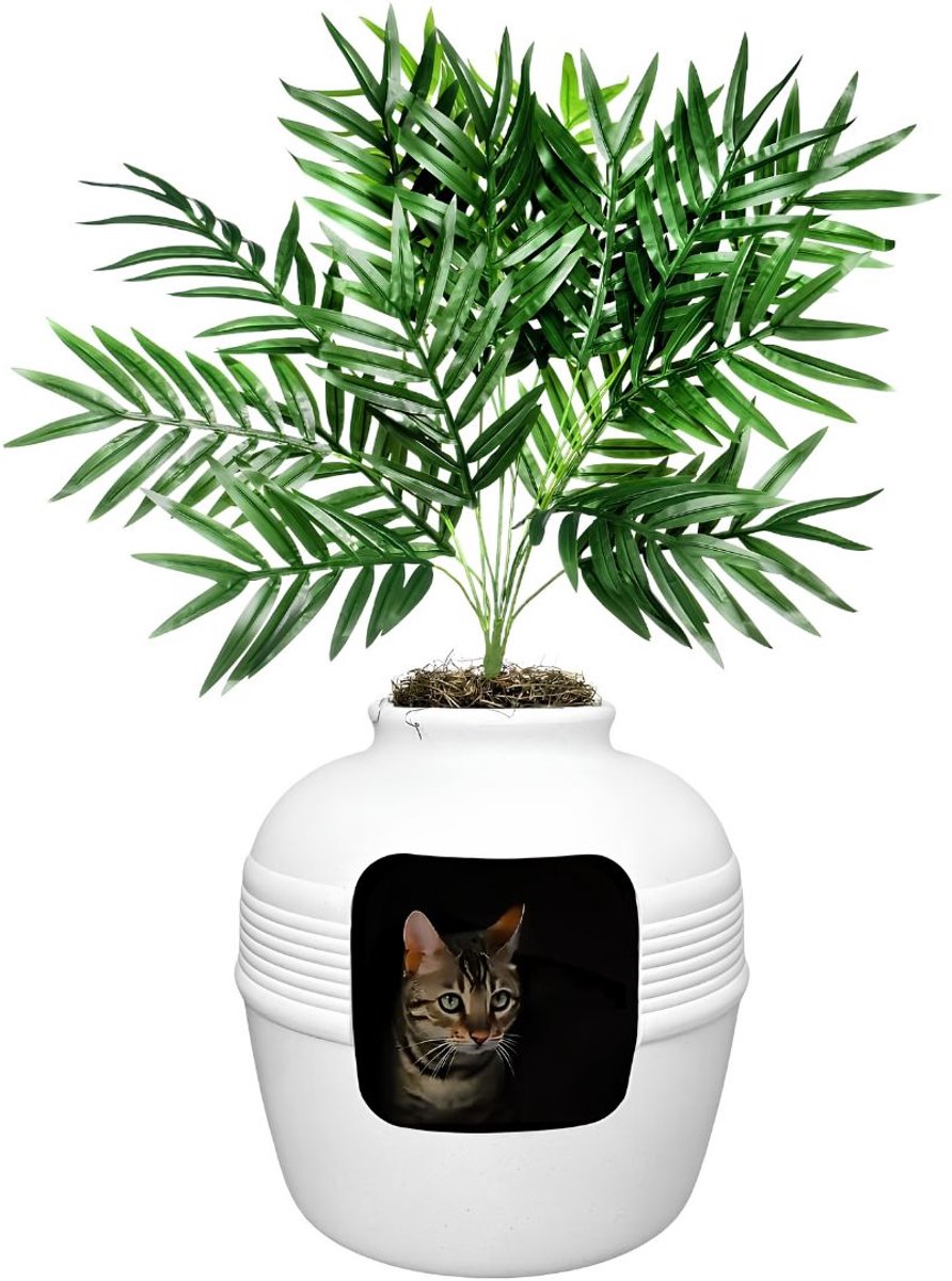 SP® Kattenbak - Kattenbakvulling - Kattentoilet - Wit - 50cm x 57cm x 50cm
