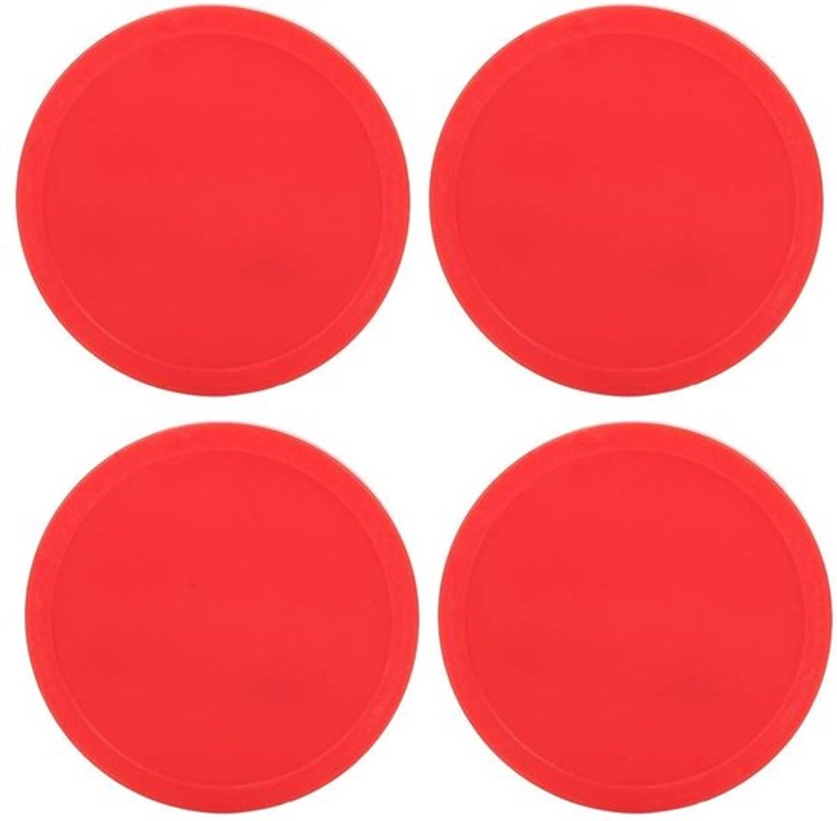 Dailygoods- Air Hockey Puck - 4-delige Set - Lichtgewicht Kunststof