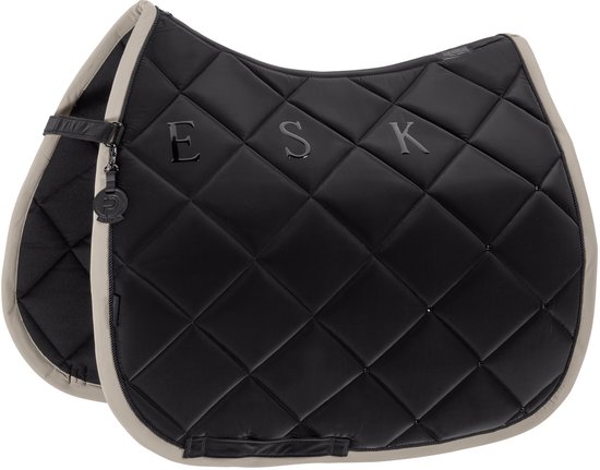 Eskadron Zadeldek Silk Diamond Platinum FS26 Black - Dressuur | Zadeldekje paard Eskadron Zadeldek Silk Diamond Platinum FS26 Black - Dressuur | Zadeldekje paard