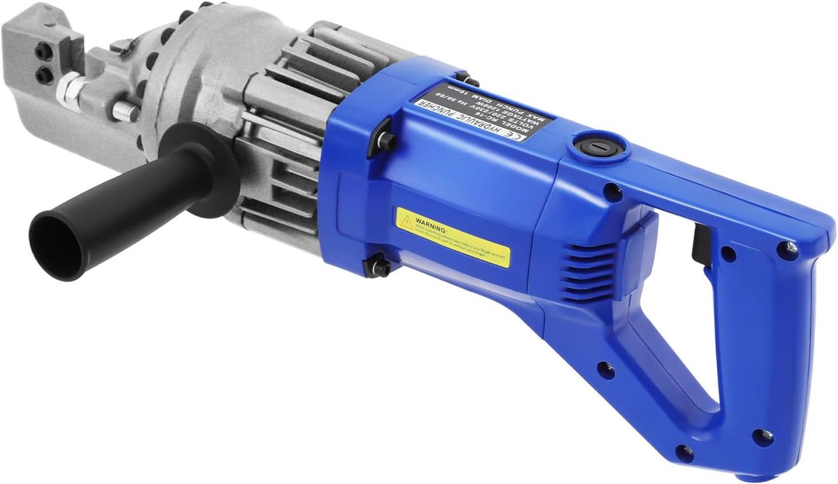 Elektrische Boutsnijder - Betonstaalsnijder - Bouwplaats Werk - Krachtige Motor - 4-16 mm - Blauw Zwart