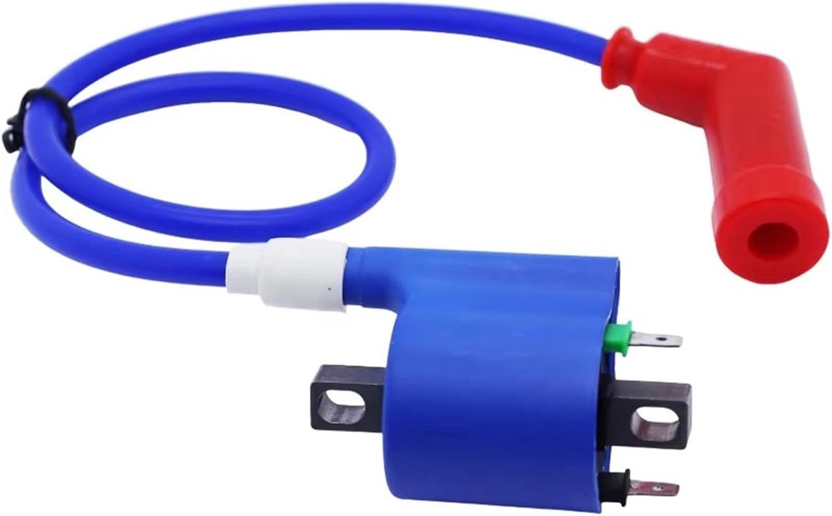 Motor Ontsteking - Bougie Spoel - Motor Verbeteren - Snelle Ontsteking - Universeel - Blauw Rood