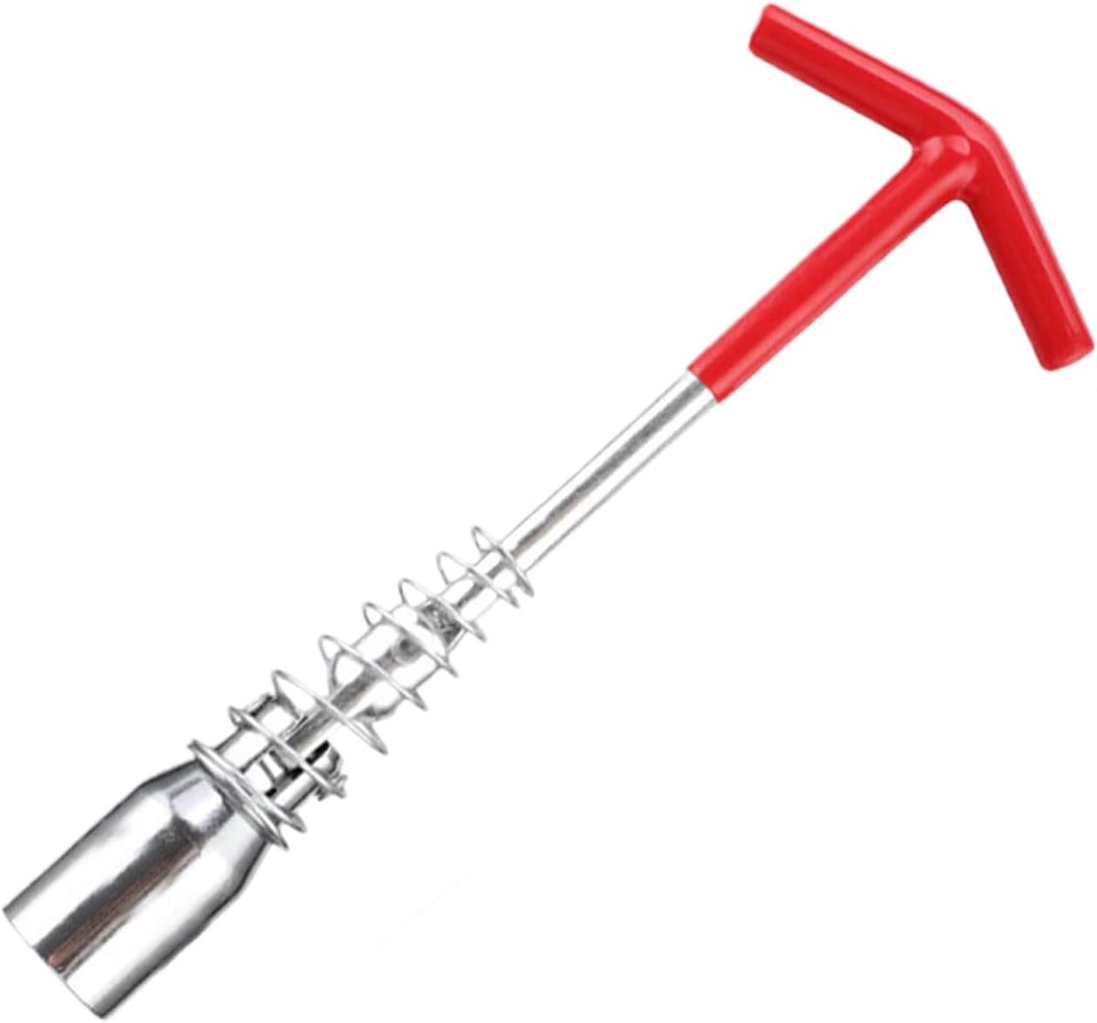 Bougiesleutel T-Handvat - Motor Gereedschap - Auto Onderhoud - Robuuste Stalen Grip - 22.5 cm - Meerkleurig
