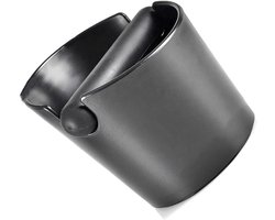 Koffiedumpbak - Koffieresidu bak - Koffiedik Verzamelen - Grote opening - Compact formaat - Zwart