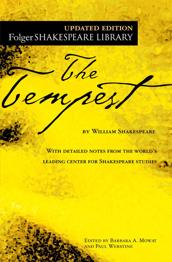 Folger Shakespeare Library : La Tempête, édition mise à jour, par William Shakespeare. Avec des notes détaillées.