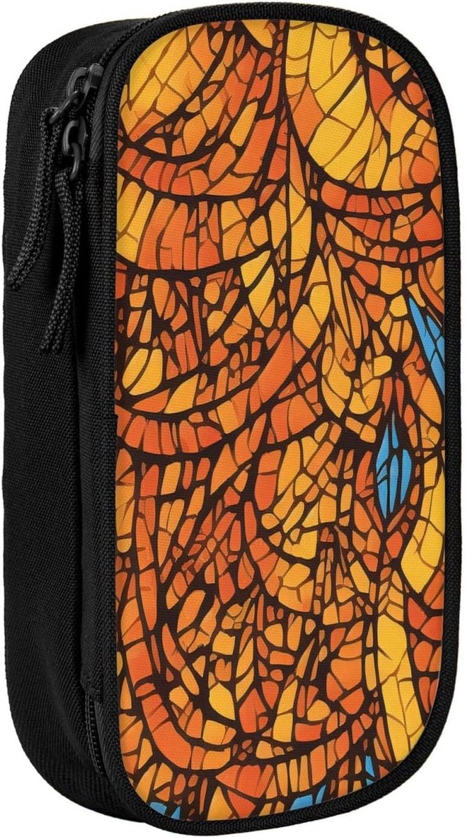 Leuk Etui - Potlood Tas - Bureau Organisatie - Grote Capaciteit - 20.5 cm Lengte - Gekleurd