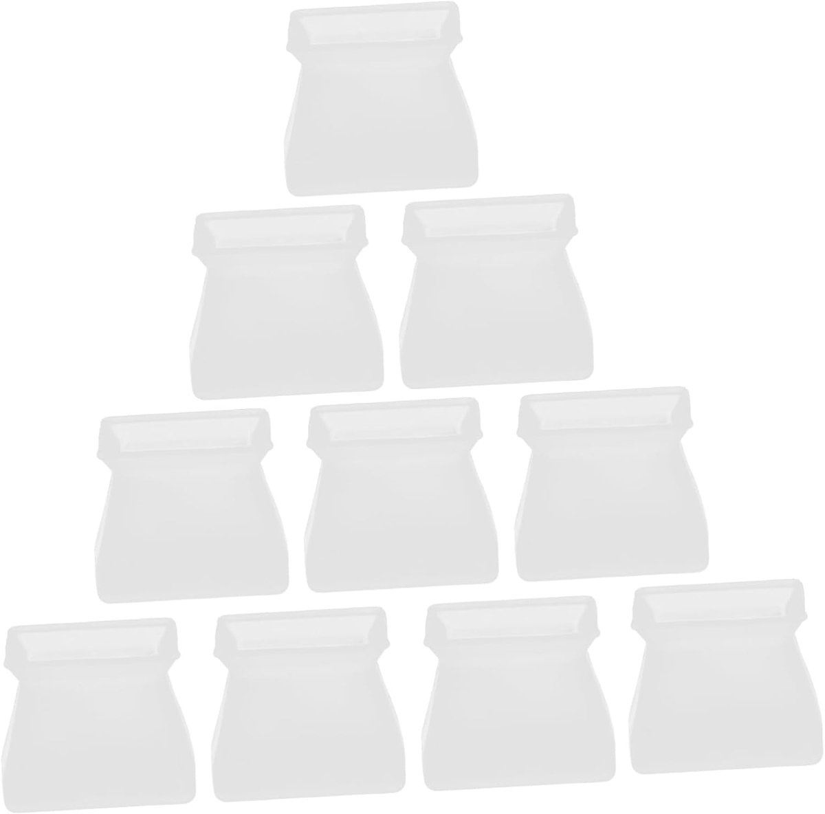 Stoelpoot Beschermers - Meubel Doppen - Vloer Beschermen - Zelfklevend - 10 Stuks - Wit