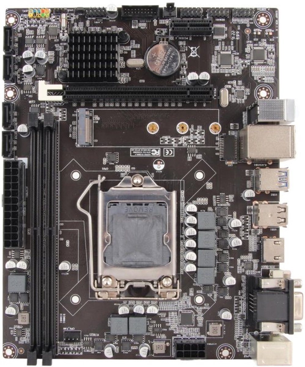 Allecto 1151 moederbord, 8e en 9e gen generatie compatibel