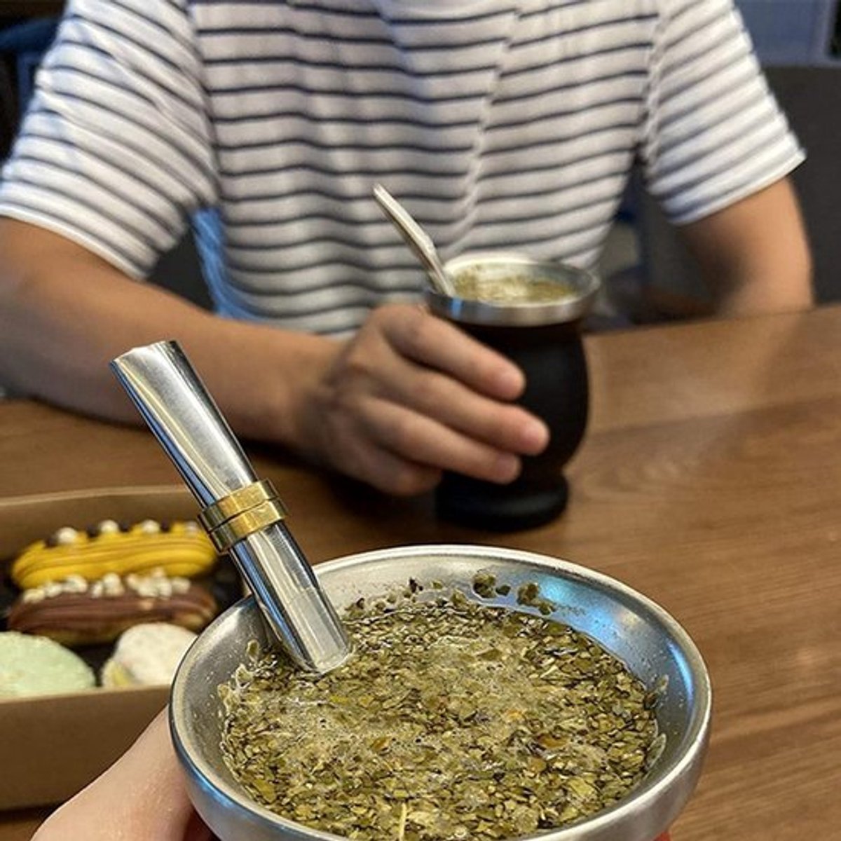 Mate set Inovra Plus inclusief beker, rietje en borstel