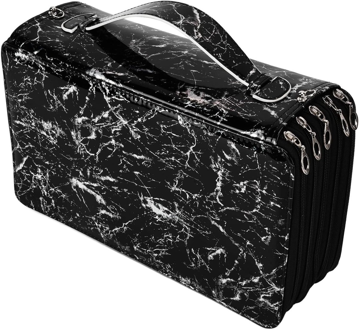 Etui - Opbergdoos - Hobby en creatief - 300 pennenhouders - Grote capaciteit - Zwart