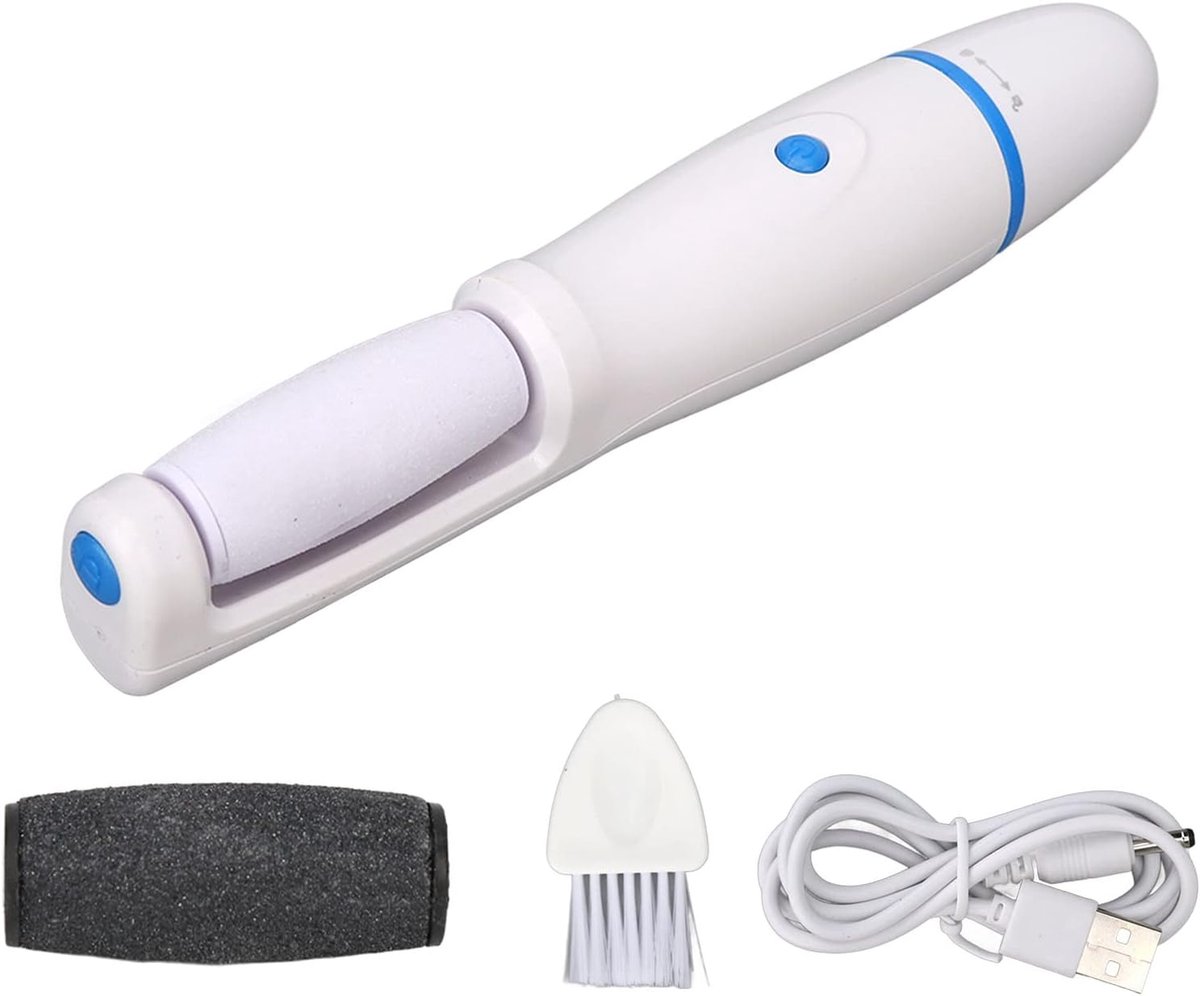 Elektrische Voetslijper - Eeltverwijderaar Pedicure - Voeten Verzorgen - Nanoglas Slijpkop - USB Oplaadbaar - Blauw