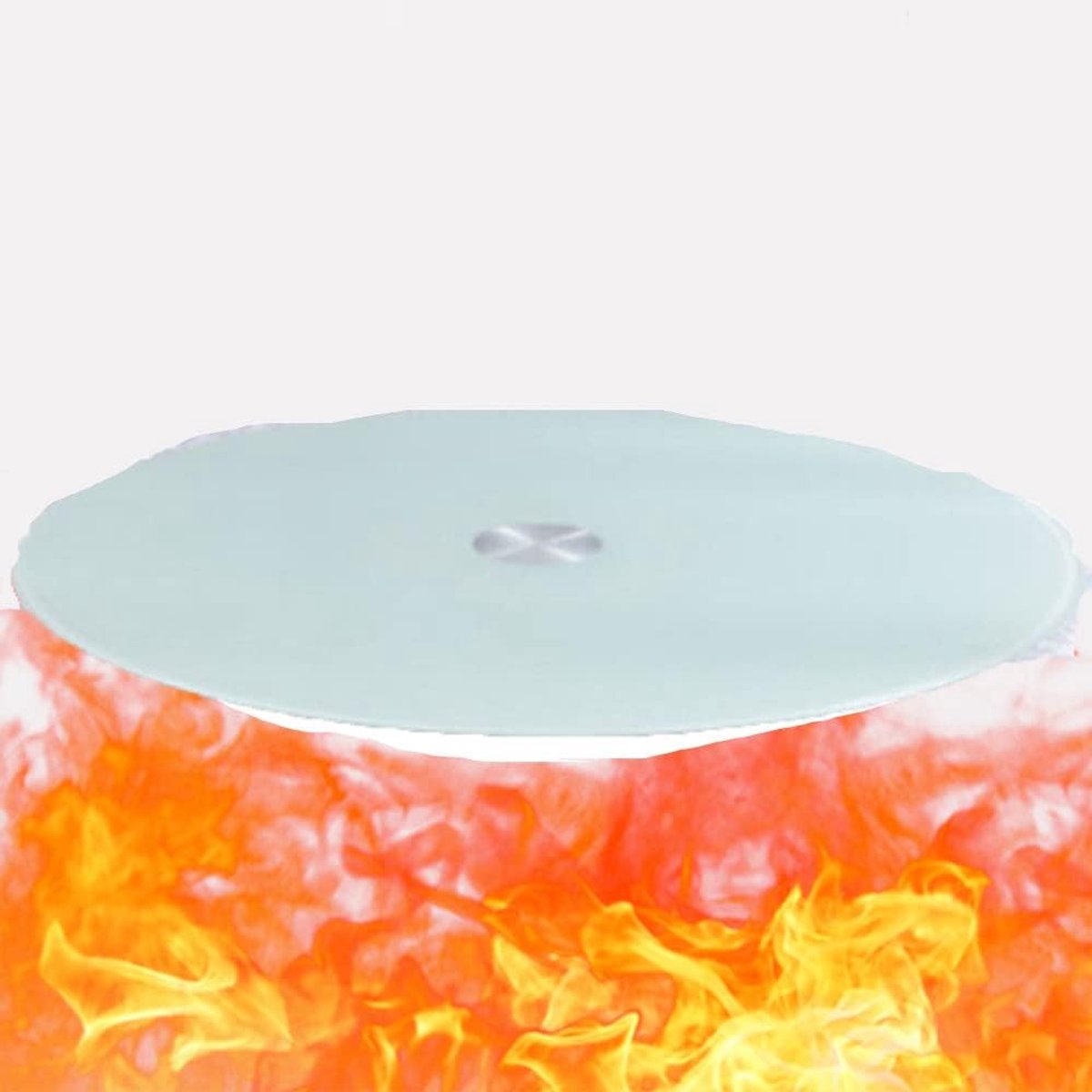 Glazen Draaitafel - Draaiblad Tafel - Gezellig Tafelen - 360 Graden Rotatie - 70 cm - Helder