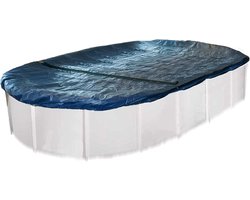 Winterzeil Zwembad - Pool Cover - Zwembad Beschermen - Glasvezel Versterkt - 610x360 cm - Grijs