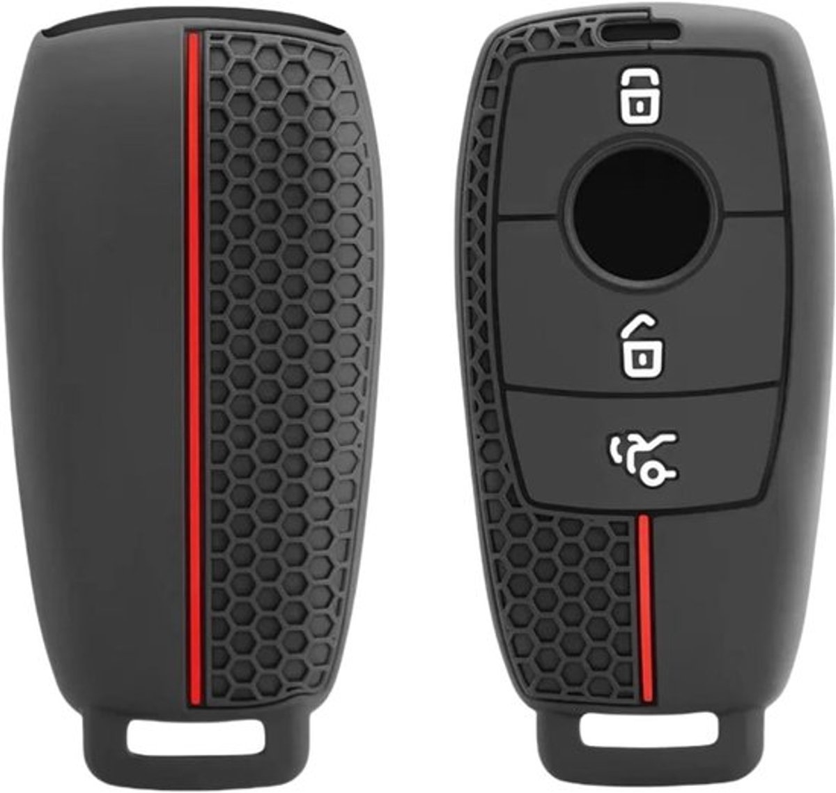 Inovra Plus - Siliconen afstandsbediening sleutel shell hoesje voor Mercedes Benz