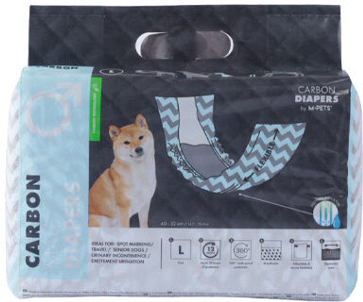 M-Pets Carbon Luiers voor Reuen - S