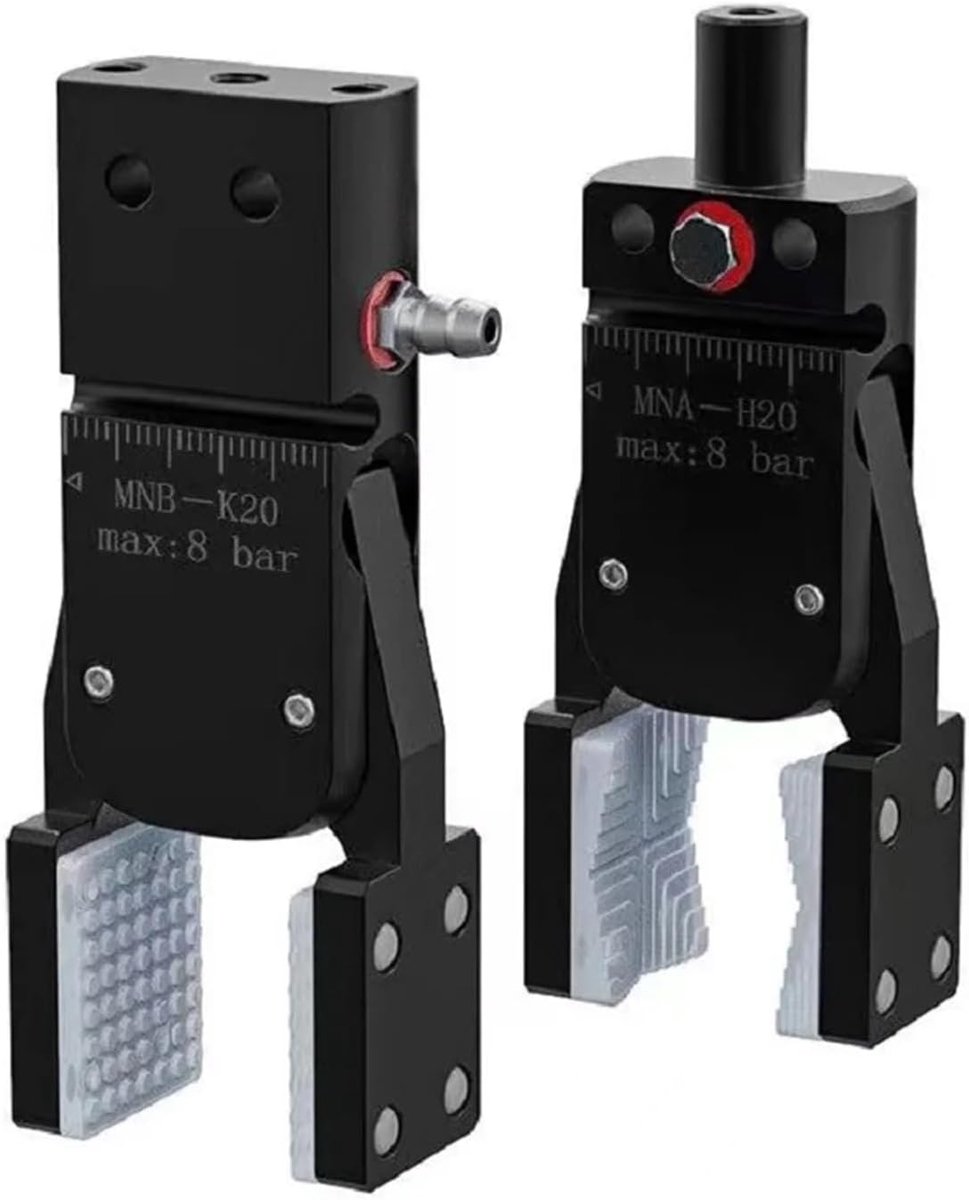 Mini Luchtcilinder - Pneumatische Robot - Industriële Automatisering - Boogsensor Integratie - 3 x 2 x 1 cm - Zilverkleurig