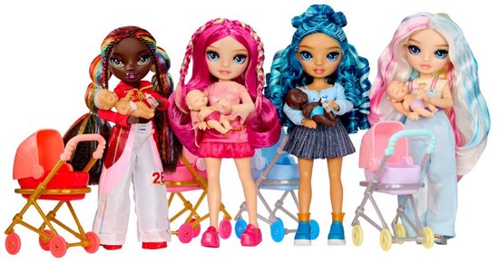 Rainbow High Jr. High™ Bestie Babysitters™ - Iris Bow, modepop van 23 cm van Rainbow High — afbeelding 4