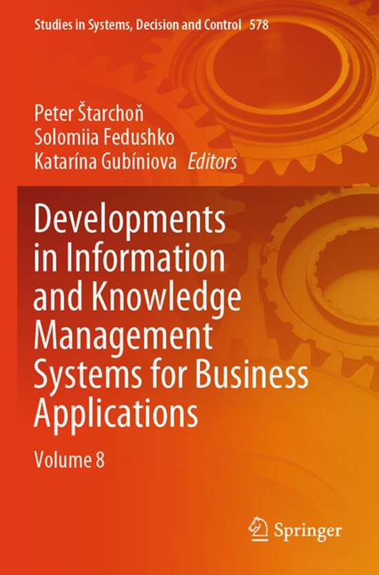 Studies in Systems, Decision and Control578- Developments in ... - cover