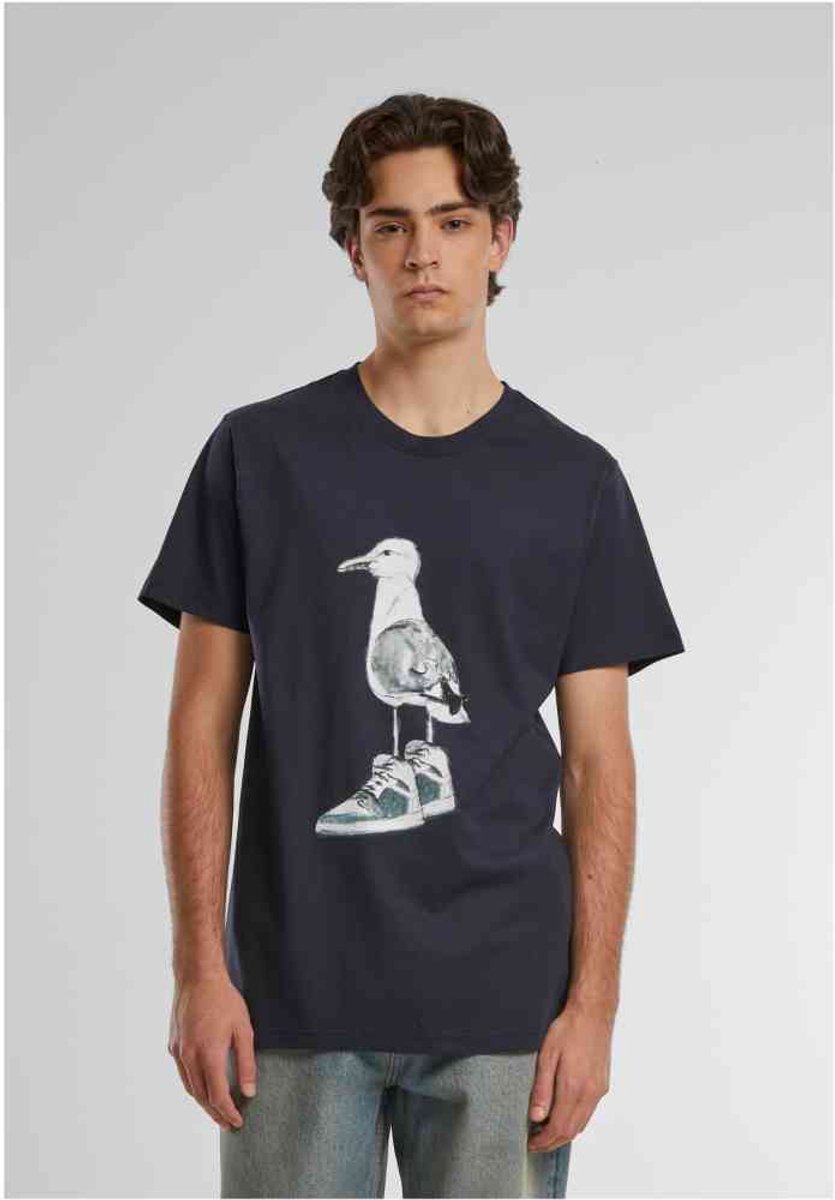 Mister Tee Seagull Sneakers Heren Tshirt S Donkerblauw