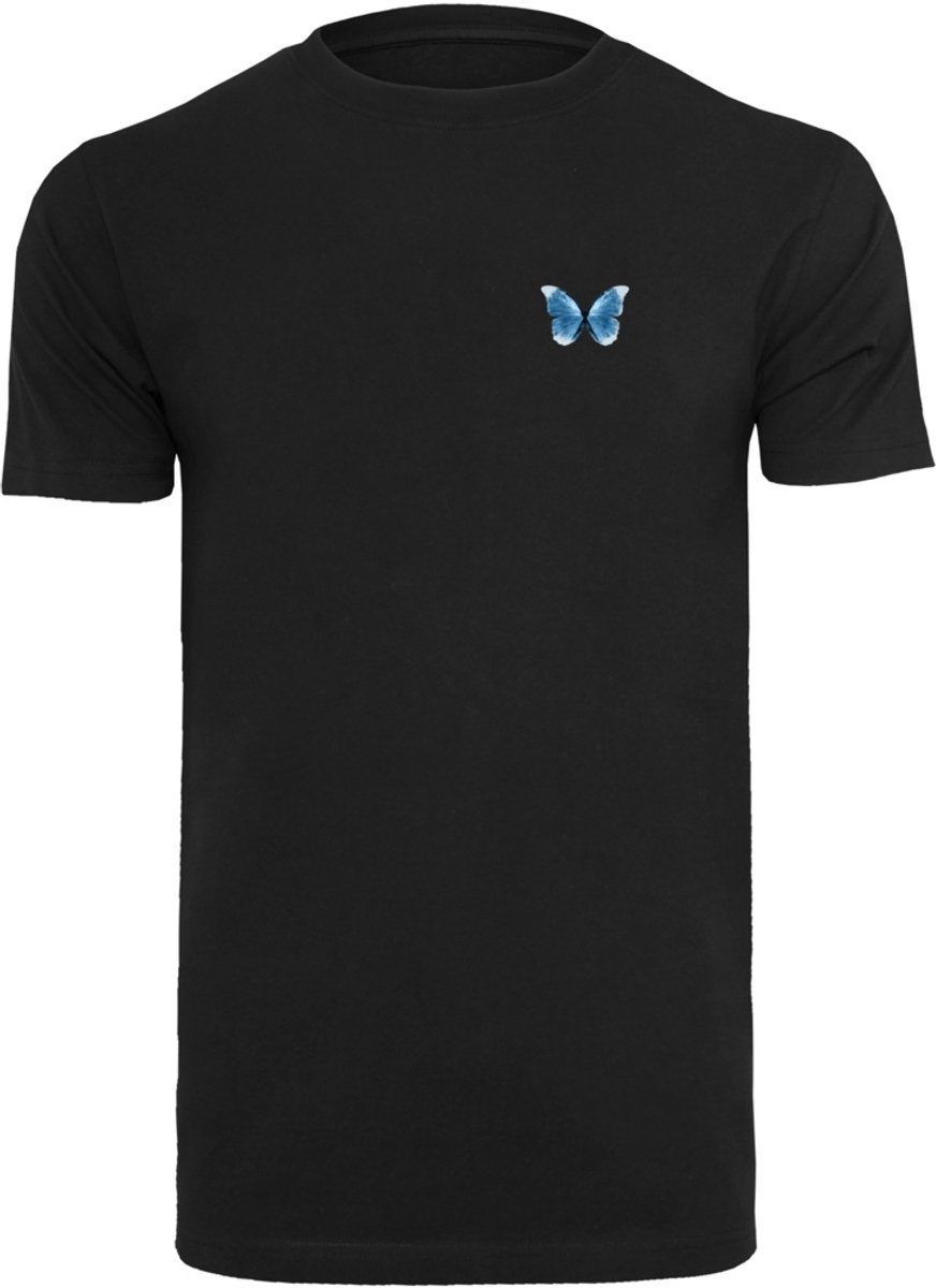 Mister Tee Butterfly Winter Heren Tshirt S Zwart