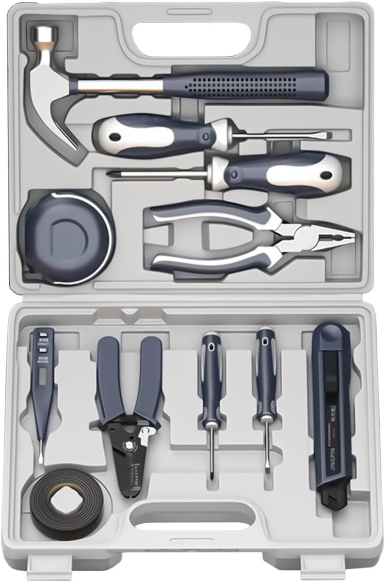 Gereedschapsset - Hardware set - Thuis reparaties - Compact en draagbaar - 11 stuks - Niet gespecificeerd