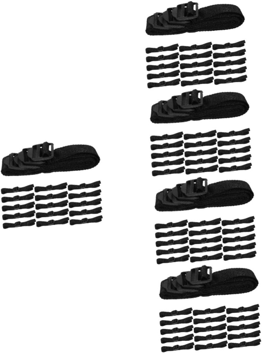 Gazonbeluchter Schoenen - Spikes Schoen - Gazon Onderhoud - Verstelbare Riemen - 5 Stuks - Zwart