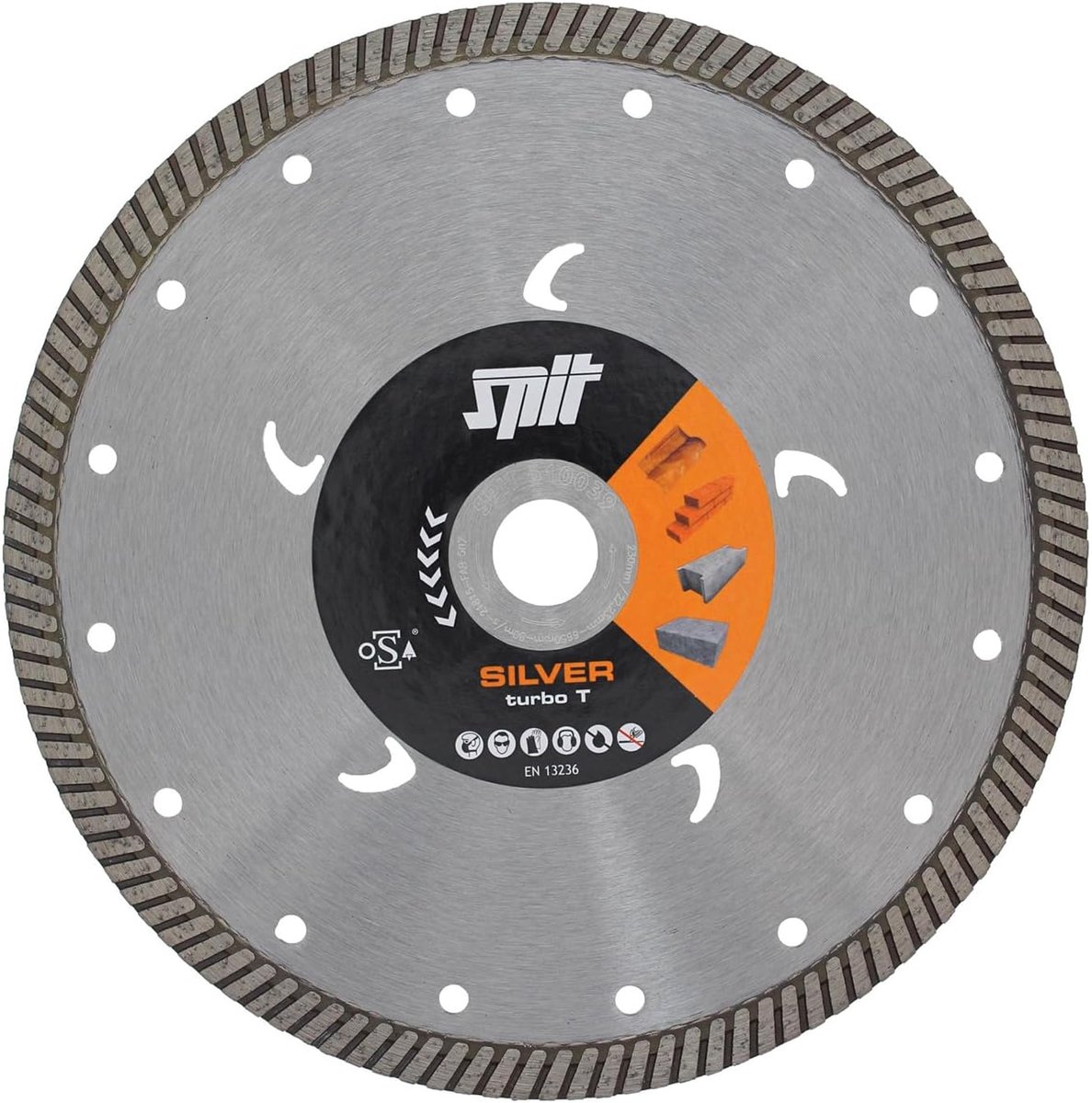 Zilveren Schijf - Turbo Schijf - Metaal Bewerken - Hoge Snelheid - 125 mm - Zilver