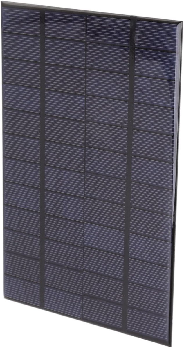 Zonnepaneel Module - Mini Paneel - Energie Opladen - Hoog Conversievermogen - 20 x 13 cm - Zwart